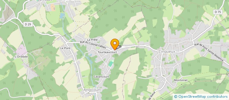 localisation de l'entreprise MBI à ANGICOURT