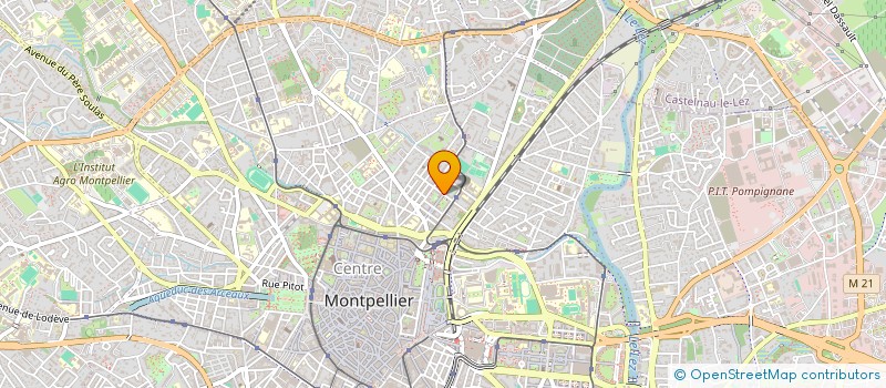 localisation de l'entreprise MBI à MONTPELLIER
