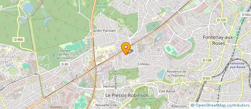 localisation de l'entreprise MBI  CLAMART