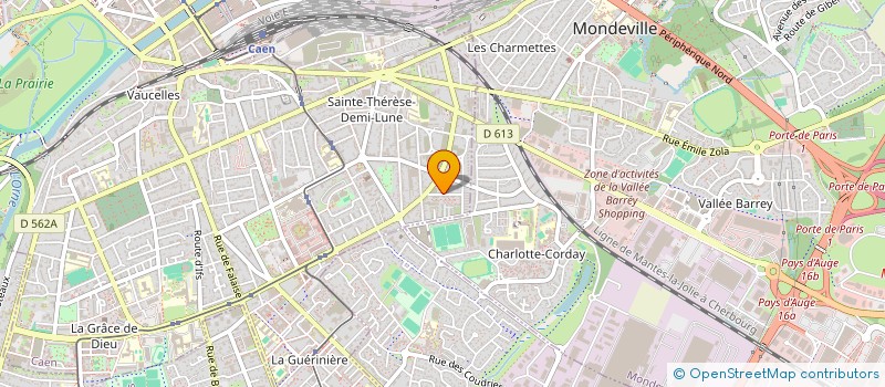 localisation de l'entreprise MBI HOTELS à CAEN