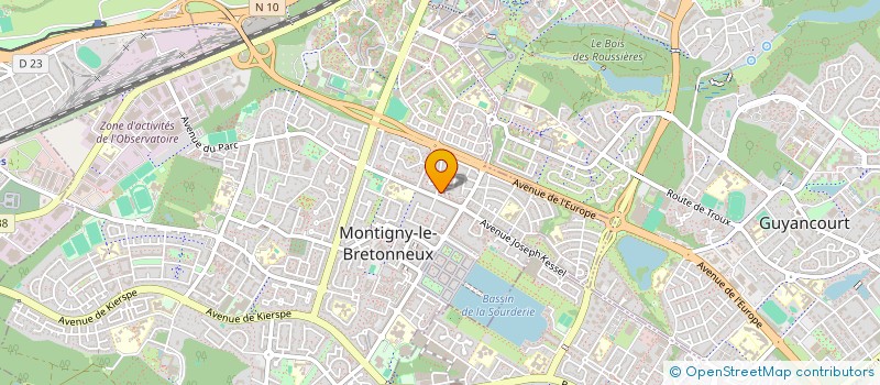 localisation de l'entreprise MBICS à MONTIGNY-LE-BRETONNEUX