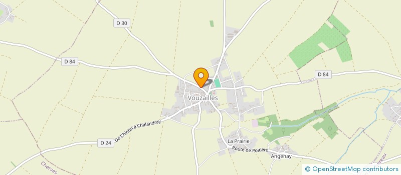 localisation de l'entreprise MBIMO  VOUZAILLES