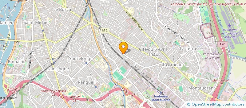 localisation de l'entreprise MBIOCONSULT & INVEST à TOULOUSE
