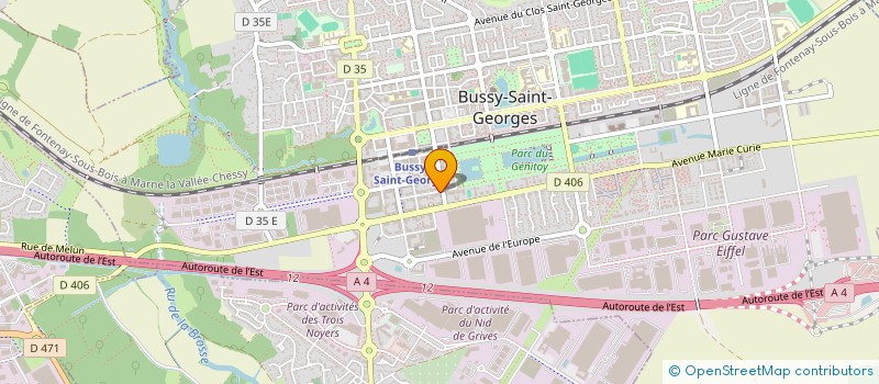 localisation de l'entreprise MBIT  BUSSY-SAINT-GEORGES