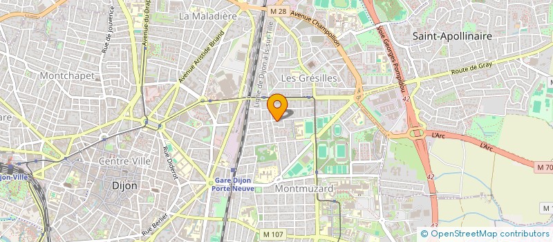 localisation de l'entreprise MBJA à DIJON