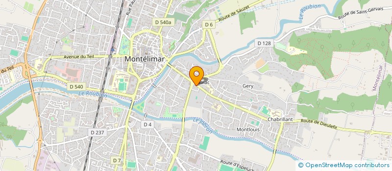 localisation de l'entreprise MBJB à MONTELIMAR