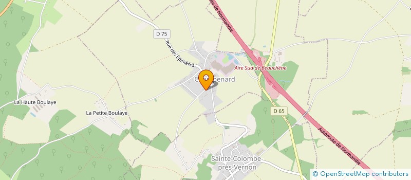 localisation de l'entreprise MBJC LE BRAY  CHAMPENARD