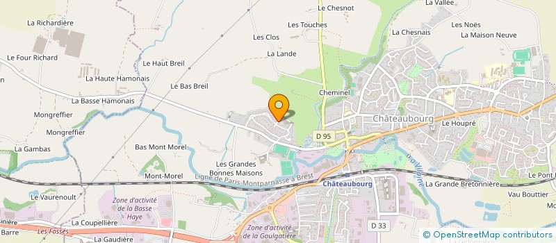 localisation de l'entreprise MBJCC  CHATEAUBOURG