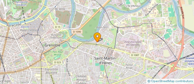 localisation de l'entreprise MBJF  SAINT-MARTIN-D'HERES