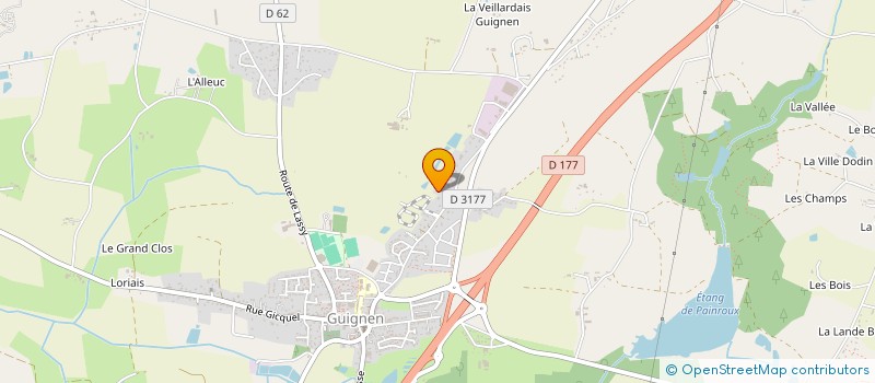 localisation de l'entreprise MBJL  GUIGNEN