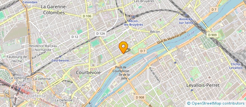 localisation de l'entreprise MBJL HOLDINGS à COURBEVOIE