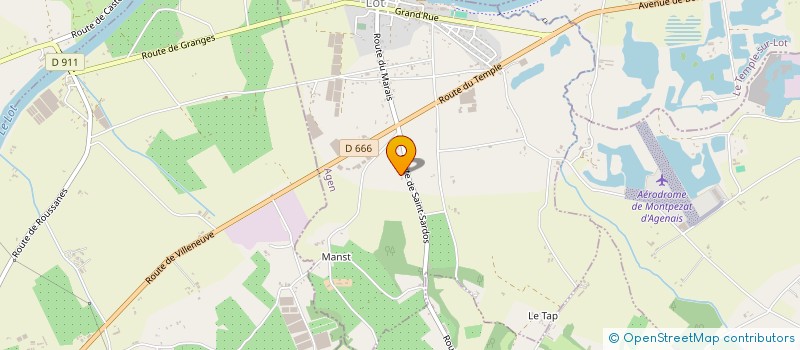 localisation de l'entreprise MBK 47  GRANGES-SUR-LOT