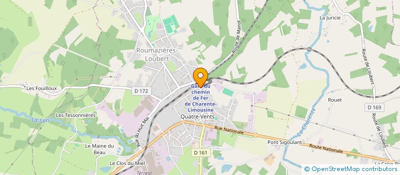 localisation de l'entreprise MBK BOIS à TERRES-DE-HAUTE-CHARENTE