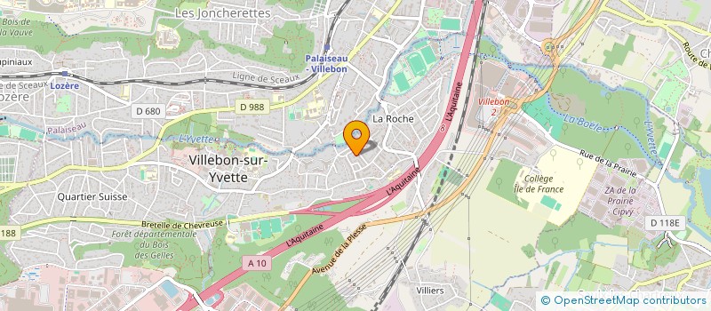 localisation de l'entreprise MBK CONSULTING à VILLEBON-SUR-YVETTE