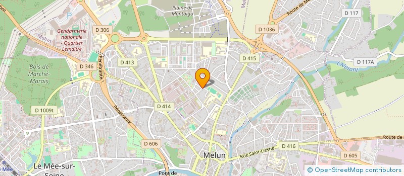 localisation de l'entreprise MBK FRUITIS à MELUN