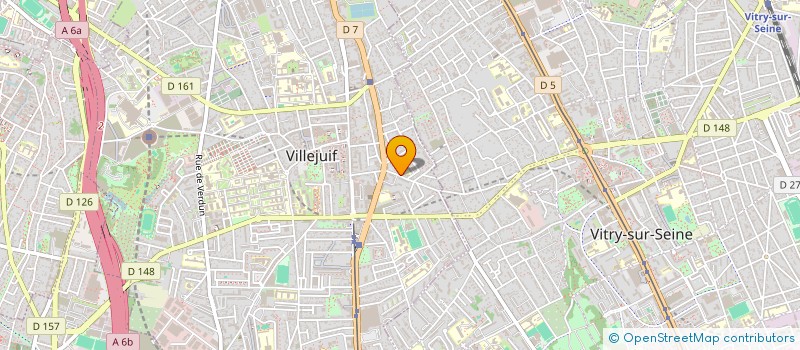 localisation de l'entreprise MBK IMMO à VILLEJUIF