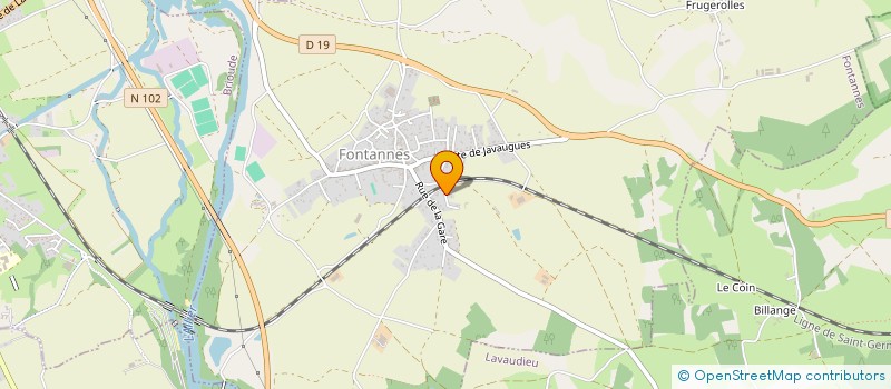 localisation de l'entreprise MBK IMMO  FONTANNES