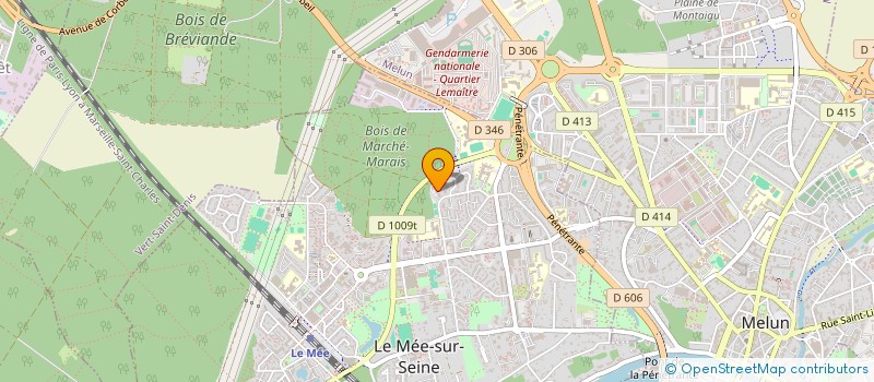 localisation de l'entreprise MBK IMMOBILIER  LE MEE-SUR-SEINE