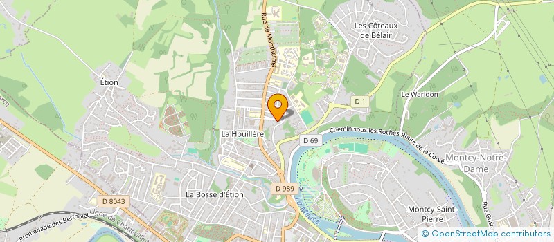 localisation de l'entreprise MBK RENOV à CHARLEVILLE-MEZIERES