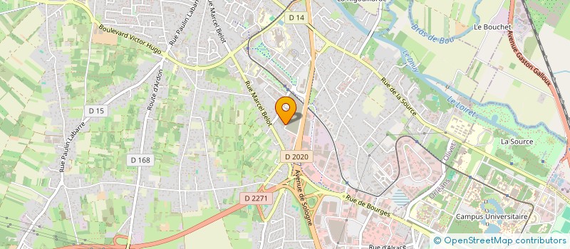 localisation de l'entreprise MBK ZEN ET NET à OLIVET