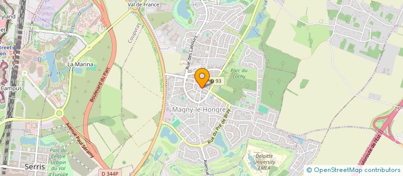 localisation de l'entreprise MBK7  MAGNY-LE-HONGRE