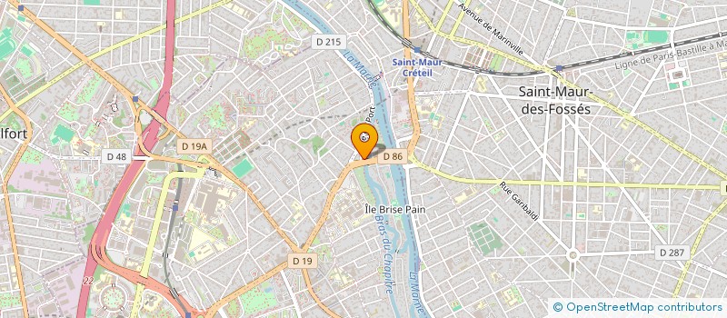 localisation de l'entreprise MBL à CRETEIL