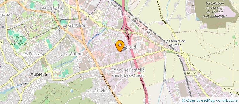 localisation de l'entreprise MBL  AUBIERE