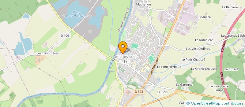 localisation de l'entreprise MBL  LOIRE-AUTHION