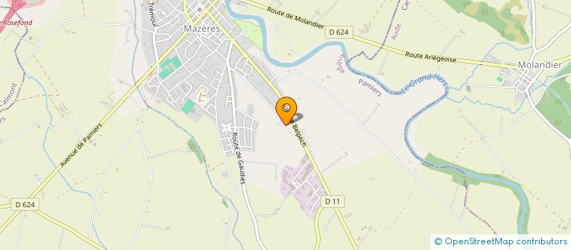 localisation de l'entreprise MBL à MAZERES