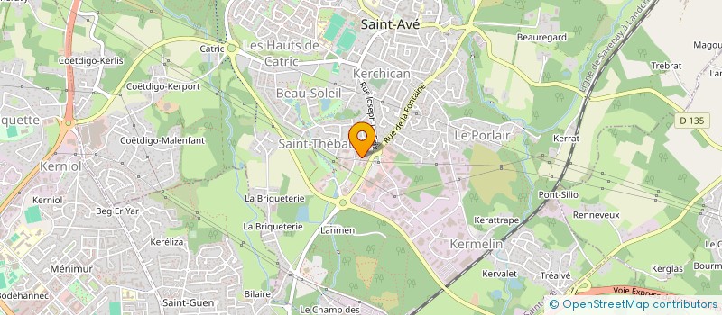 localisation de l'entreprise MBL  SAINT-AVE