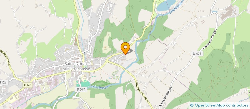 localisation de l'entreprise MBL ASSOCIES à SAINT-DONAT-SUR-L'HERBASSE
