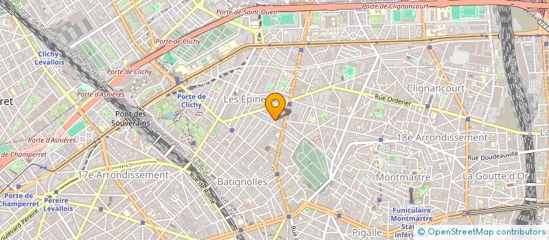 localisation de l'entreprise MBL GINA COIFFURE  PARIS