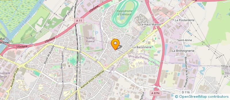 localisation de l'entreprise MBLA à ANGERS