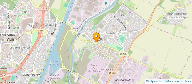 localisation de l'entreprise MBLC  COLOMBELLES