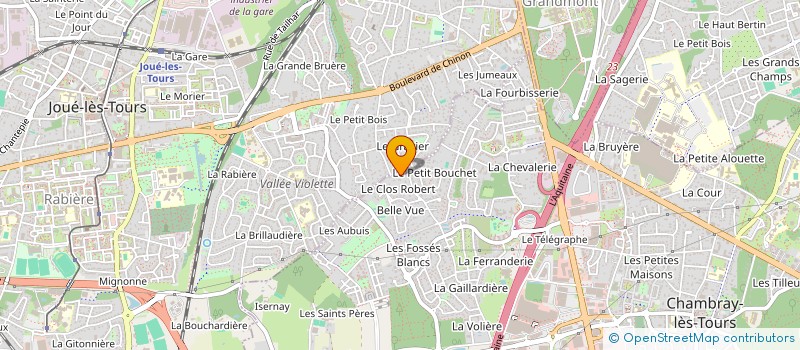 localisation de l'entreprise MBLC  CHAMBRAY-LES-TOURS