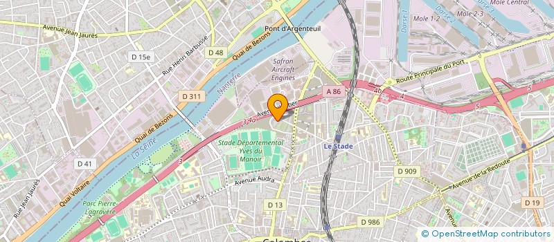 localisation de l'entreprise MBLF CONSULTING à COLOMBES