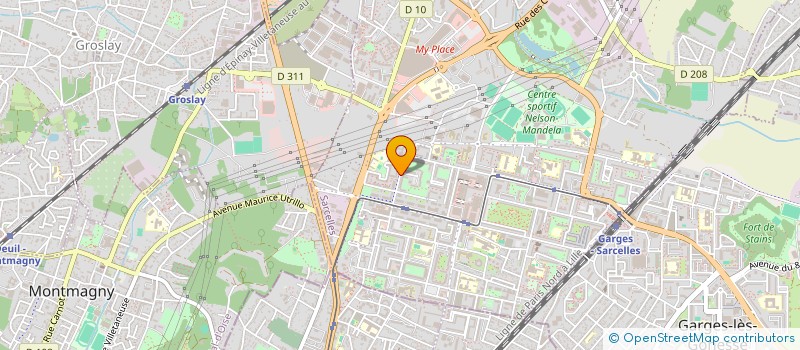 localisation de l'entreprise MBLL à SARCELLES