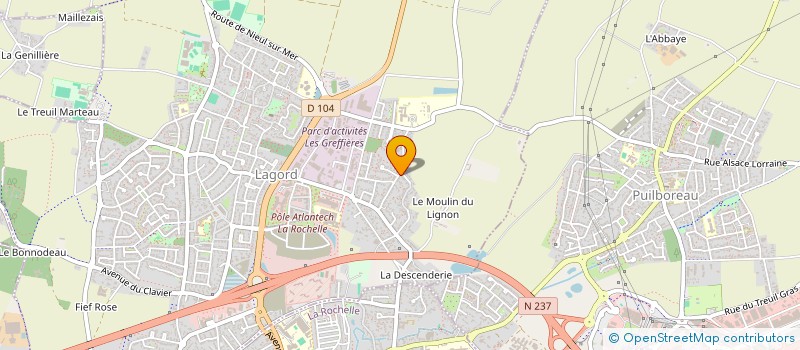 localisation de l'entreprise MBLR  LAGORD