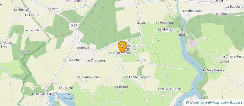 localisation de l'entreprise MBM 22  GUENROC