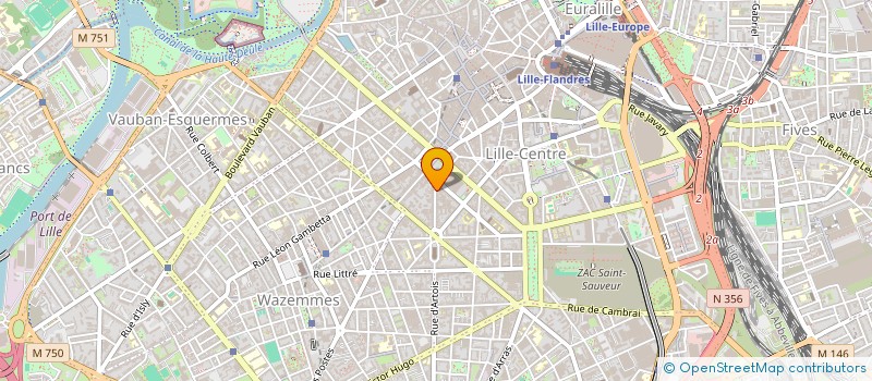 localisation de l'entreprise MBM à LILLE