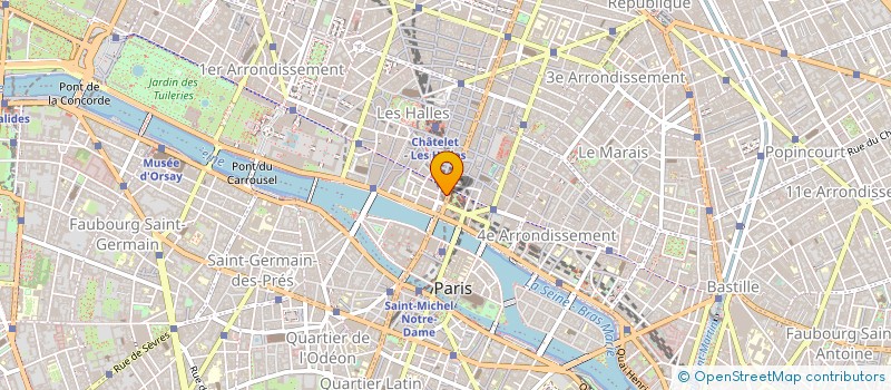 localisation de l'entreprise MBM à PARIS