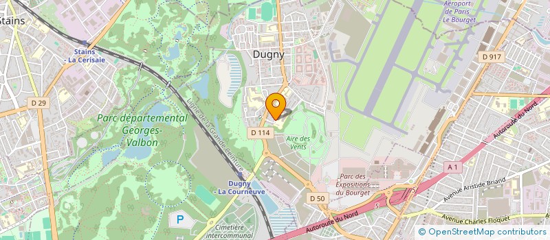 localisation de l'entreprise MBM  DUGNY