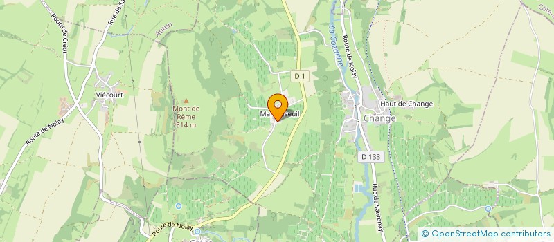 localisation de l'entreprise MBM  CHANGE