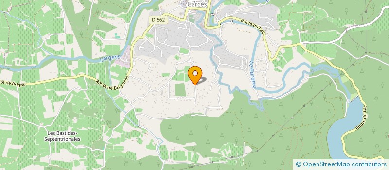 localisation de l'entreprise MBM  CARCES