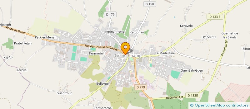 localisation de l'entreprise MBM  QUESTEMBERT