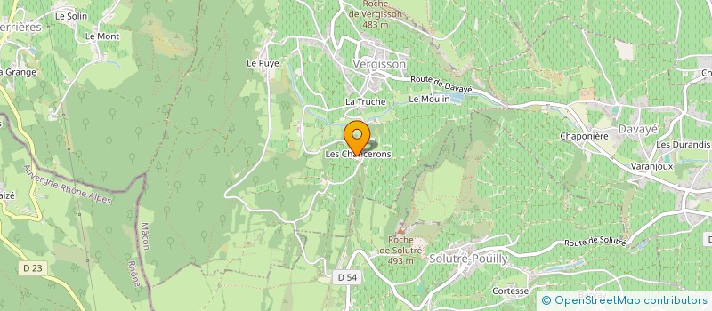localisation de l'entreprise MBM à VERGISSON