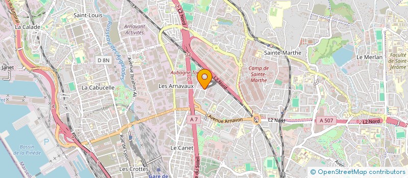 localisation de l'entreprise MBM à MARSEILLE 14EME