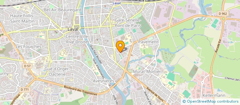 localisation de l'entreprise MBM-ANGE  LAVAL
