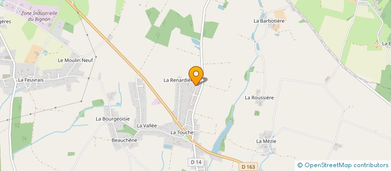 localisation de l'entreprise MBM BATIMENT  ERBRAY