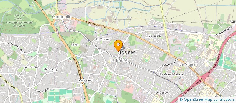 localisation de l'entreprise MBM CAPITAL  EYSINES